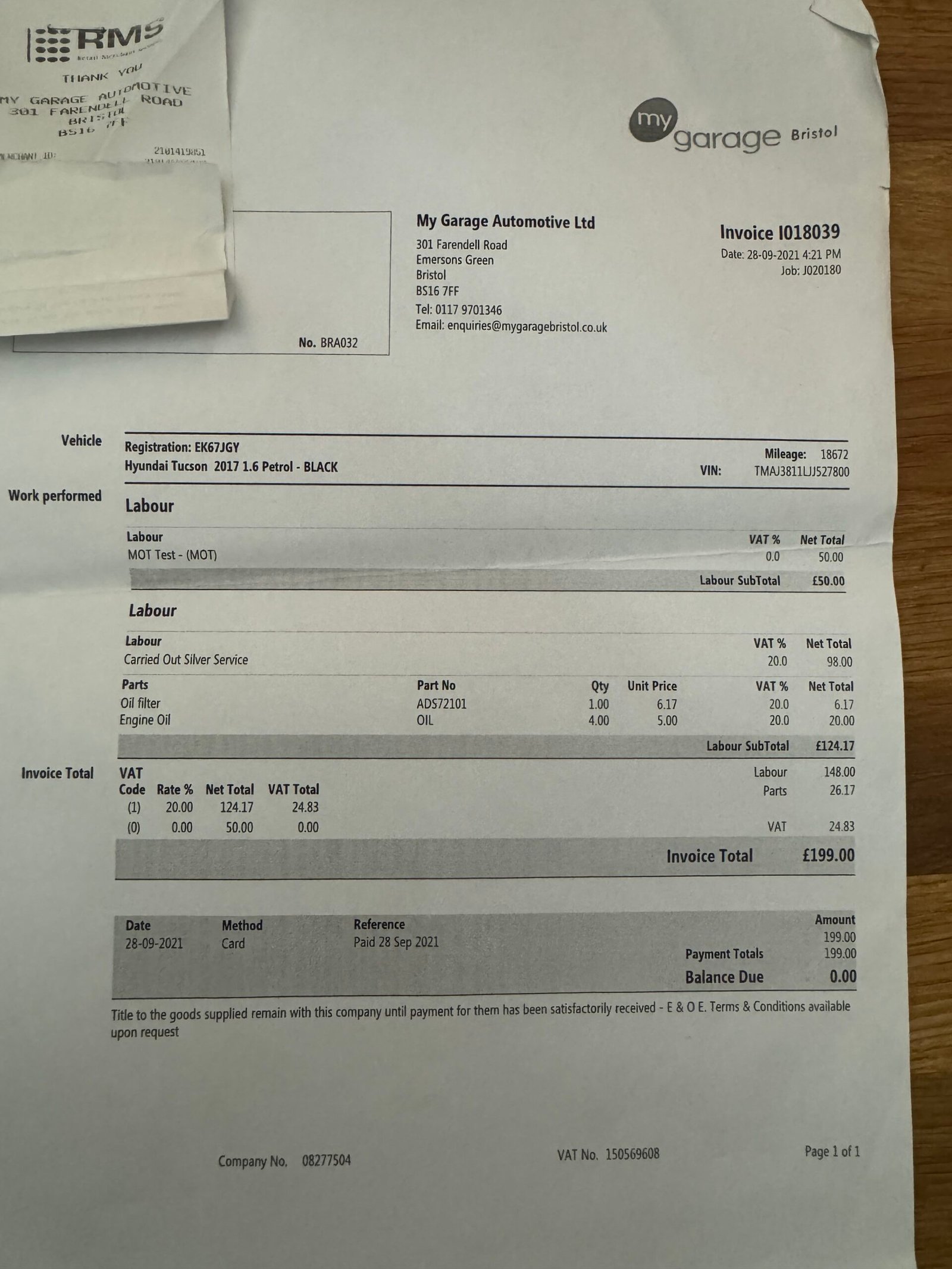 Hyundai Tucson – 1.6 GDi Blue Drive SE Nav